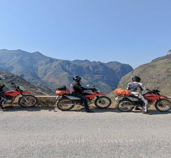 Vietnam Motorbike Tours Mountain Top View