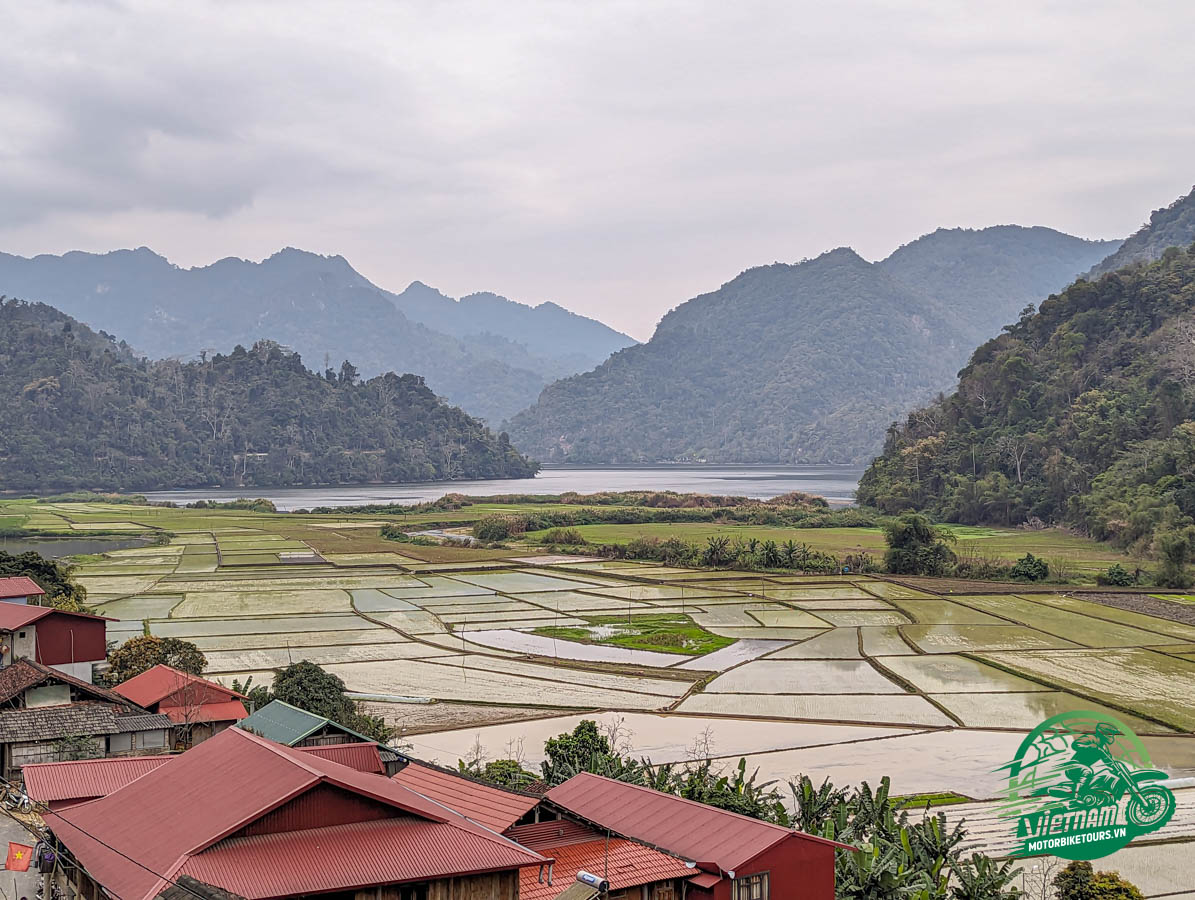 Ba Be Lake & Rice Field View